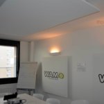 Cadres d&rsquo;absorption acoustique communicants